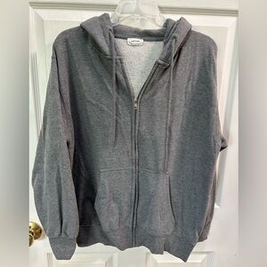 Reflex Charcoal Zip-Up Hoodie